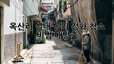 🏡 옥산리 실내 공기 정화 청소 비법 대방출! ✨